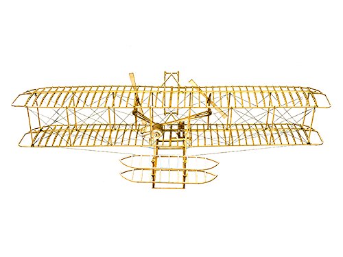 Dancing Wings Hobby 3D Wood Jigsaw Puzzle Wood DIY Kit- Wright Brothers Flyer Christmas Gift (VC02)