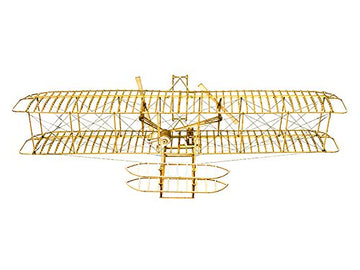 Dancing Wings Hobby 3D Wood Jigsaw Puzzle Wood DIY Kit- Wright Brothers Flyer Christmas Gift (VC02)