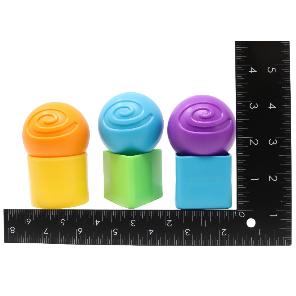 Replacement Parts for Fisher-Price Laugh and Learn Smart Stages Crawl Around Car - DJD10~3 Balls and 3 Shapes ~ Also Works with Models GFM96 and CDC78