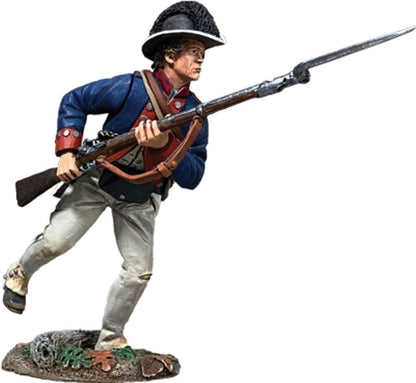 W. Britain American Revolution 16109 Wayne's Legion Infantryman Charging No.1 1794 1:30 Scale Metal