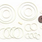 Game Room Guys White Ring Kit for Chicago Coin Astronaut Pinball Machine