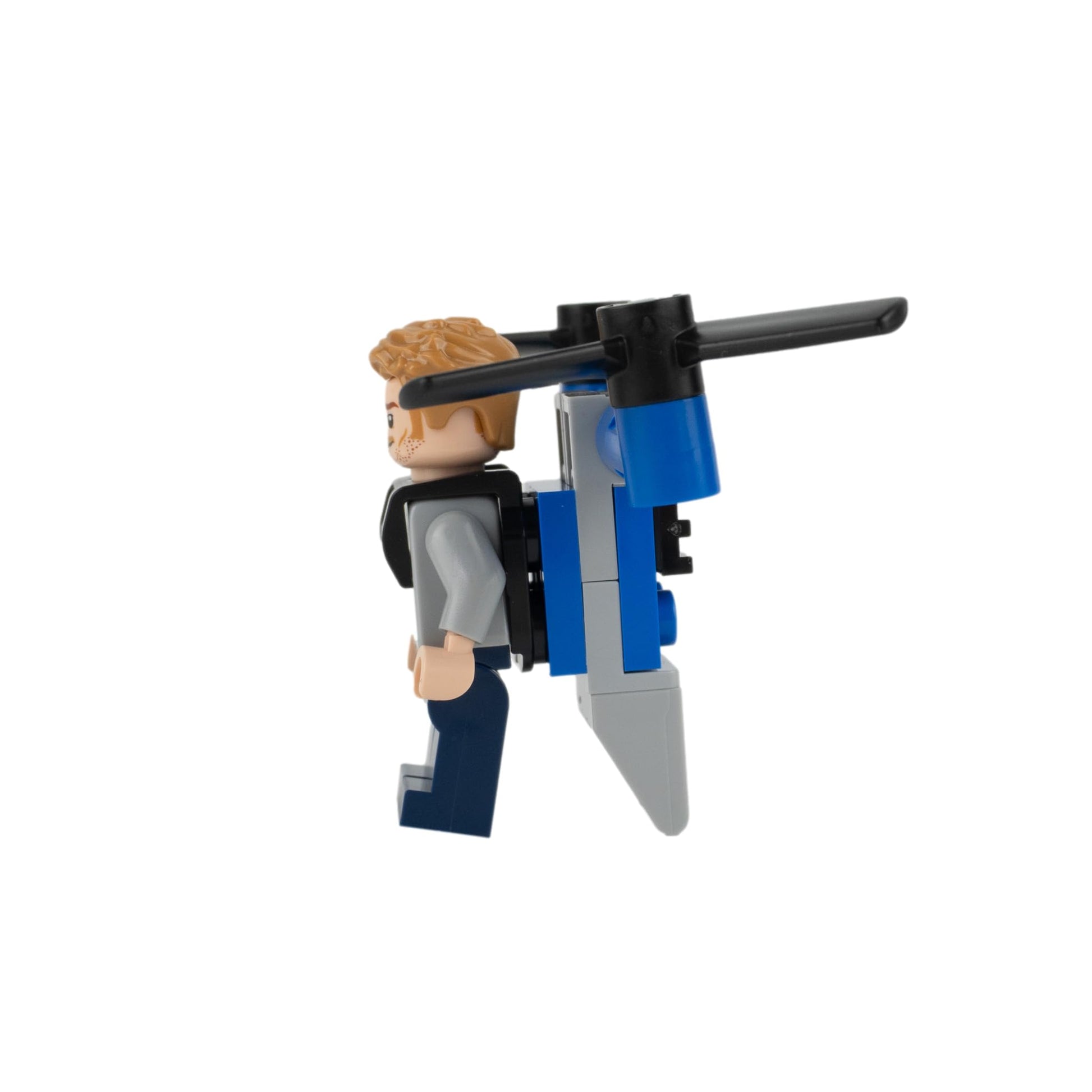 LEGO Jurassic World: Owen Grady Minifigure with Jetpack and Baby Raptor