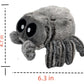 Gleec New Spider Plush Doll - Cute stuffed animal toy for Children, perfect as a for Halloween and Christmas, Brown