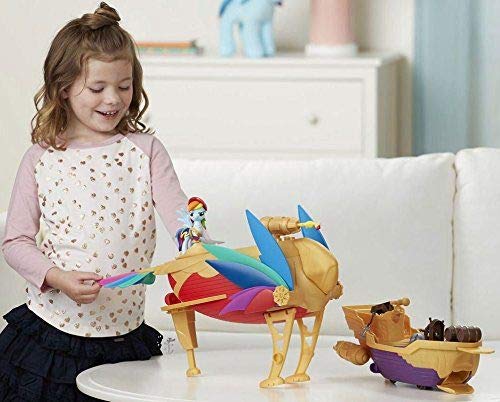 My Little Pony: The Movie - Rainbow Dash - Swashbuckler Pirate Airship - Includes Vehicle, Rainbow Dash Figure and 12 Accessories - Allow Your Child