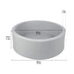 TRENDBOX Foam Ball Pit, 36" x 12" Indoor Soft Ball Pool for Kid?Light Gray