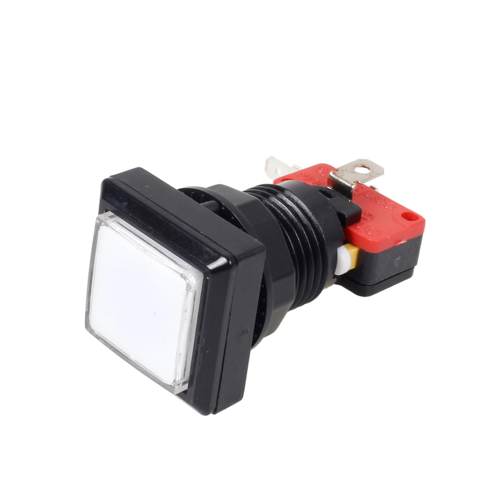 EG Starts 10x Arcade Square Shape LED Illuminated Push Button with Micro Switch Compatible for Arcade Machine Gaming Video Game Consoles Jamma Kit