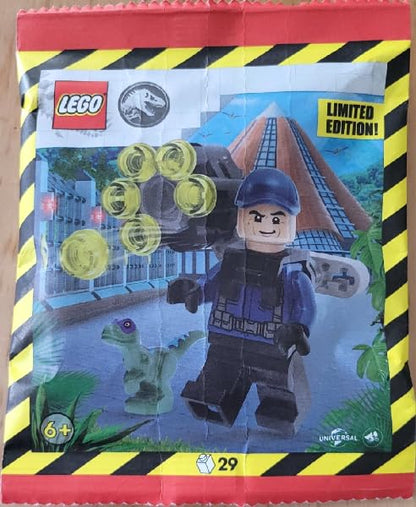 LEGO Jurassic World: Ranger with Multi-Blaster and Baby Raptor - Ages 6+