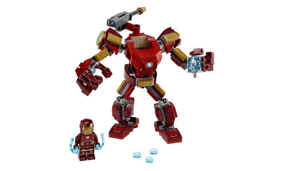 LEGO Marvel Avengers Iron Man Mech 76140 Kids' Superhero Mech Figure, Building Toy with Iron Man Mech and Minifigure, New 2020 (148 Pieces)