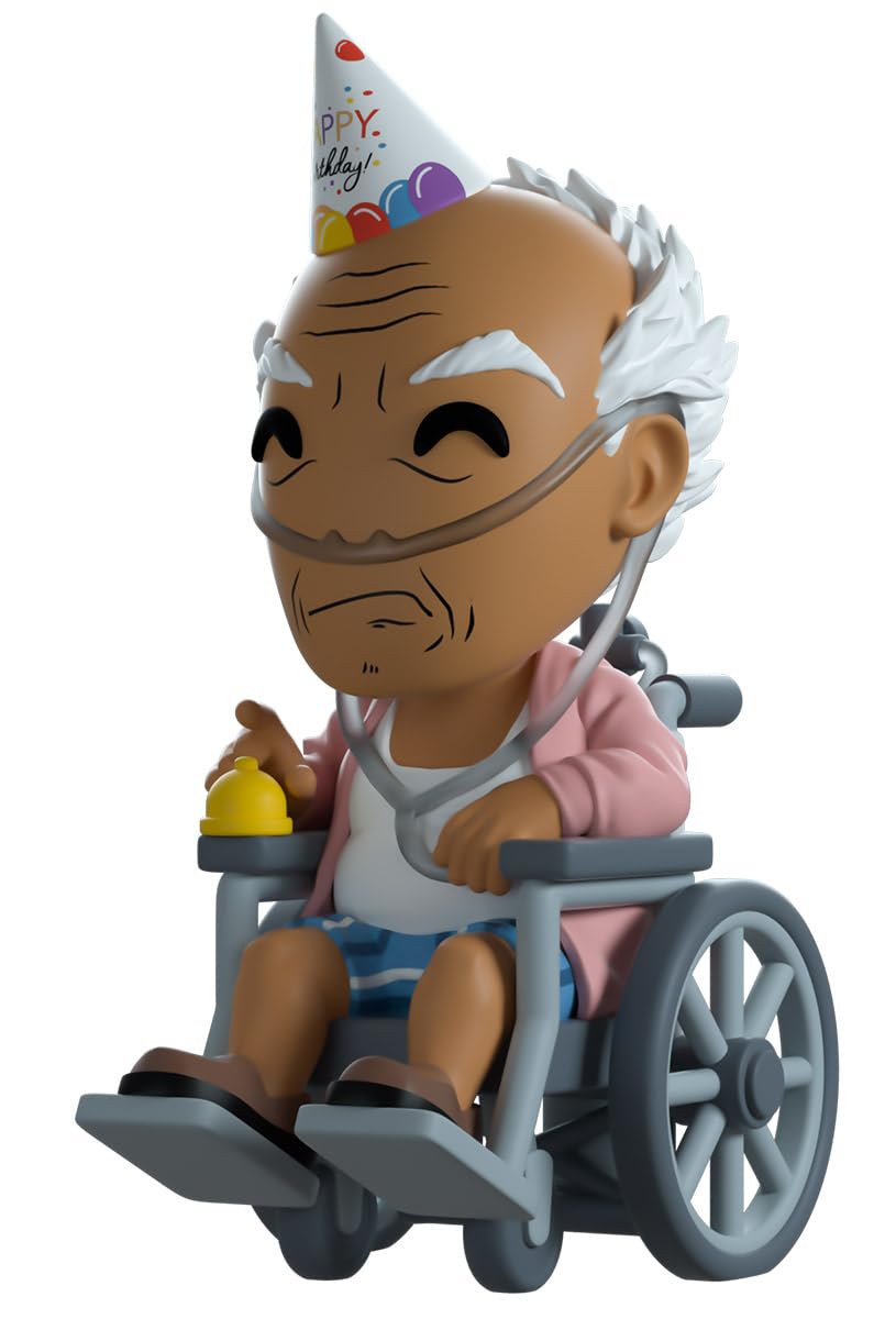 You Tooz Hector Salamanca 5 Inch Vinyl Figure, Official Licensed Hector Salamanca Collectible by Youtooz Breaking Bad Collection, White, Pink