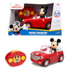 Jada Disney Junior Mickey Mouse Roadster R/C - Remote Control Car with Simple Controller, 1:24 Scale - Fun Toy for Kids Ages 4+