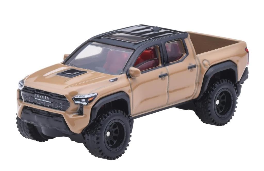 Hot Wheels Boulevard 2024 Toyota Tacoma TRD Pro Ride On Toy Mini Car Ages 3+ Brown JBL08