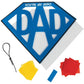 Tissue Acetate Super Dad Sign Craft Kit - 12 - Crafts for Kids and Fun Home Activities