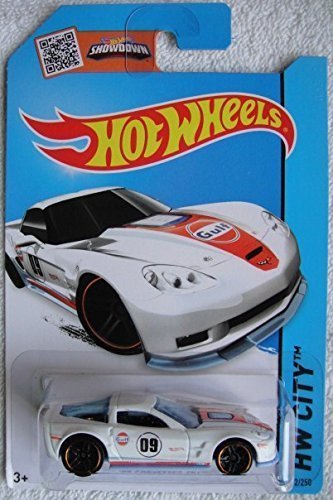 HOT WHEELS SHOWDOWN HW CITY WHITE '09 CORVETTE ZR1 12/250