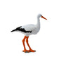 Safari Ltd. White Stork Figure - Realistic 5" Tall Bird Model - Educational Toy for Boys, Girls & Kids Ages 3+