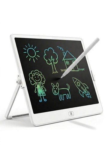 LeonMake 16‘’ LCD Writing Tablet with Stand, Boys & Girls Writing Doodle Board, Electronic Drawing Pad for Ages 3+, Erasable Drawing Pad, Kids Toys