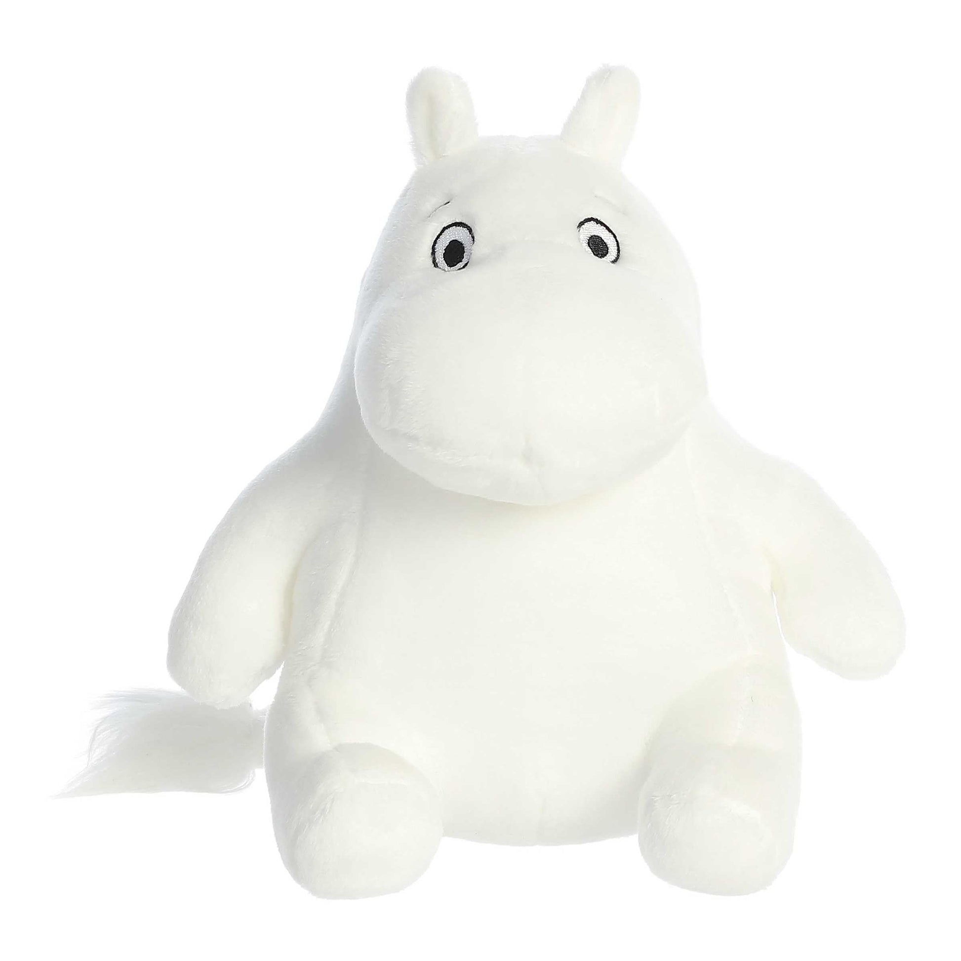 Aurora® Adorable Moomin® Stuffed Animal - Irresistible Companion - Endless Play - White 8 Inches