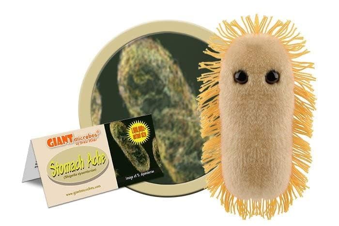 GIANTmicrobes Stomach Ache Plush - Learn About Microbes and Health, Fun Educational Gift for Family, Friends, Doctors, Nurses, Educators and Anyone
