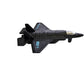 Toy Essentials 12 Piece Large Black Pull-Back and Release Action Fighter Jet Set, 3.5 Inches