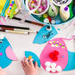 Chuangdi 180 Pcs Easter Foam Stickers Set Easter Foam Eggs and Bunny Chick Stickers Crafts Kits for DIY Home Activities Spring Party Supplies