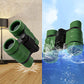 Extrapins Kids' Compact Green Binoculars, Outdoor Exploration Kit, Green