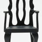 Classics by Handley Dollhouse Miniature Arm Chair, Black