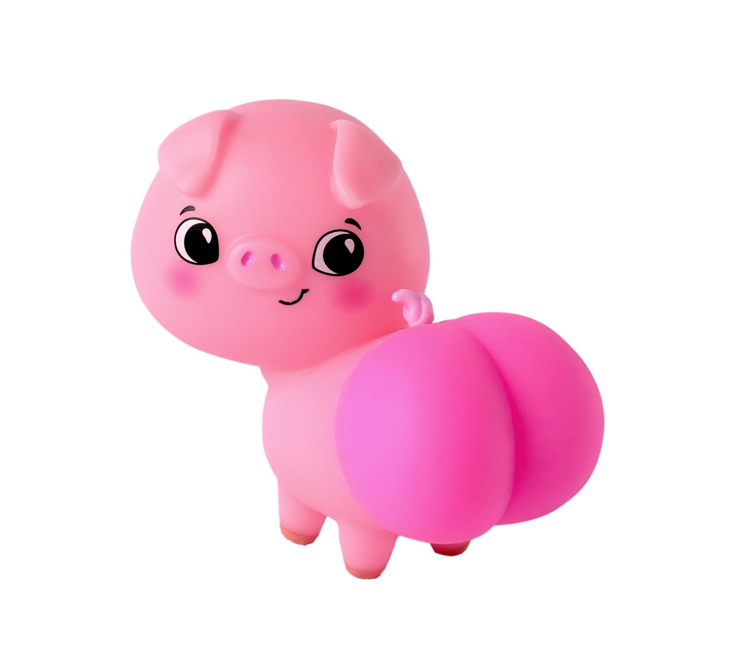 LICENSE 2 PLAY Squishy Tushy | 3” Collectible Mystery Blind Box Figure | Series 1 | Squishy Butt Vinyl Toy, Single Surprise Character | Single Pack