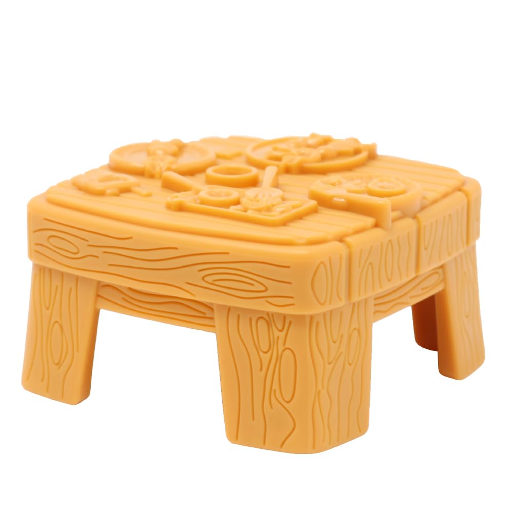 Replacement Parts for Collectible Fisher-Price Little People Barbie Dreamcamper Family Camping Playset HWB31 - Replacement Chair, Table and Tray