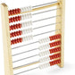 hand2mind 100 Bead Wooden Rekenrek, Abacus for Kids Math, Math Manipulatives Kindergarten, Counting Rack for Kids, Counters for Kids Math, Educational