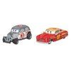 Pixars Cars Caleb Worley and Jet Robinson, Metal Series Double Pack