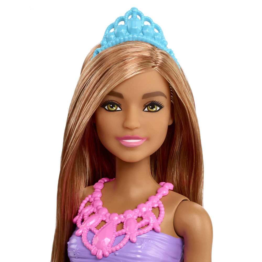 Barbie Fantasy doll girl purple and blue with removable ribbon for girls from 3 years