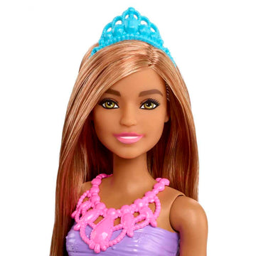 Barbie Fantasy doll girl purple and blue with removable ribbon for girls from 3 years