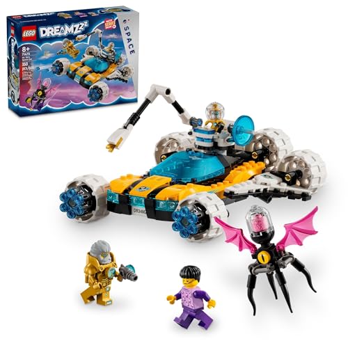 LEGO DREAMZzz Mr. Oz’s Space Car Toy, Transforming Vehicle Building Set, Includes TV Show Minifigures Mr. Oz, Albert and Jayden, Space Shuttle Toy