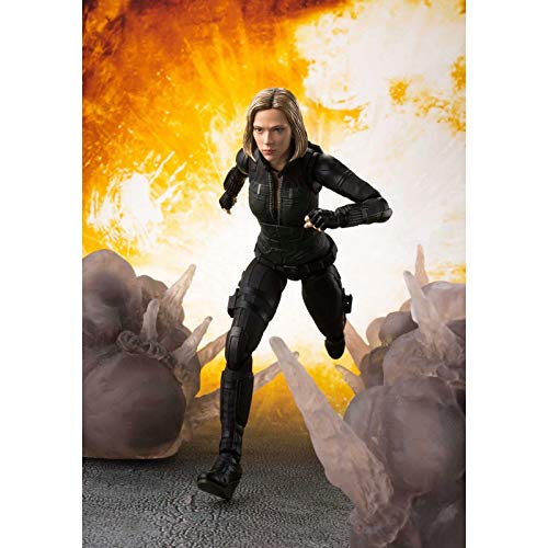 TAMASHII NATIONS S.H. Figuarts Black Widow & Tamashii Effect Explosion Avengers: Infinity War