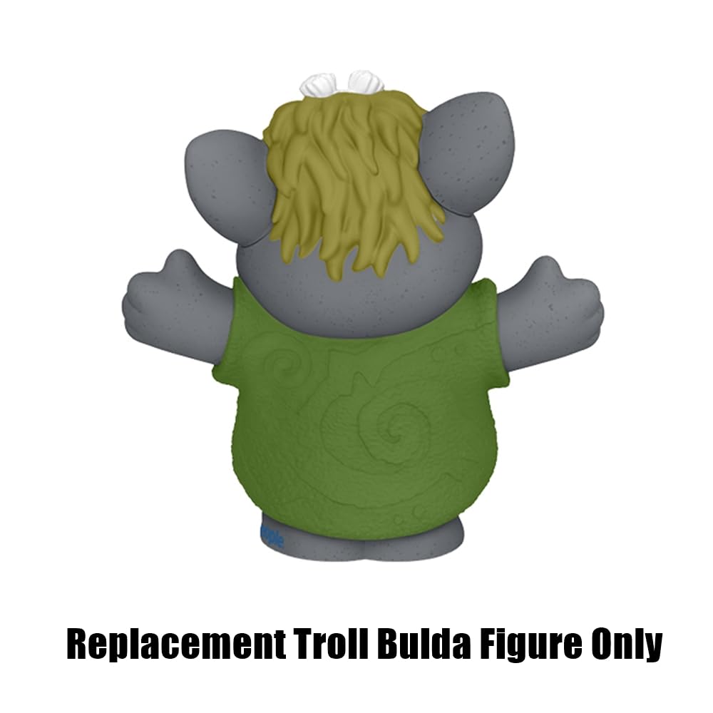 Replacement Part for Fisher-Price Little-People Carry Along Castle Case Playset - HMX76 ~ Replacement Troll Bulda Figure ~ Inspired by Disney Frozen