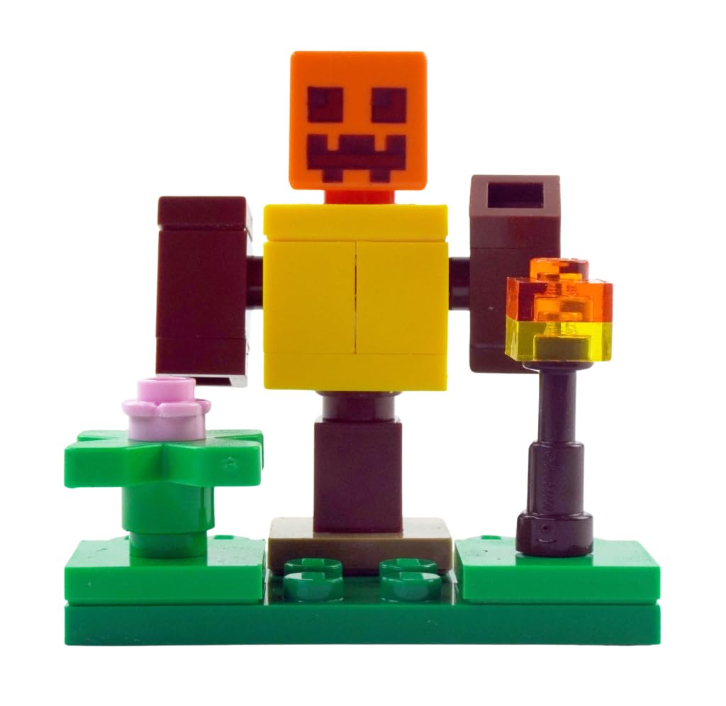 LEGO Minecraft: Pillager Minifigure with Training Dummy (Ages 6+)