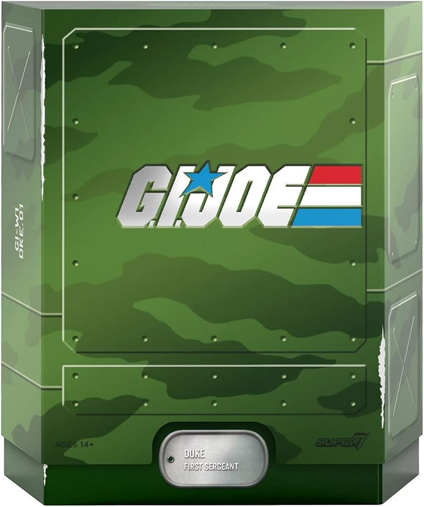Super7 ULTIMATES! G.I. Joe Duke - 7" G.I. Joe Action Figure with Accessories Classic Cartoon Collectibles and Retro Toys