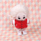 niannyyhouse Baseball Jacket Jeans 20cm Plush Doll Clothes 8in Doll Accessories (red)