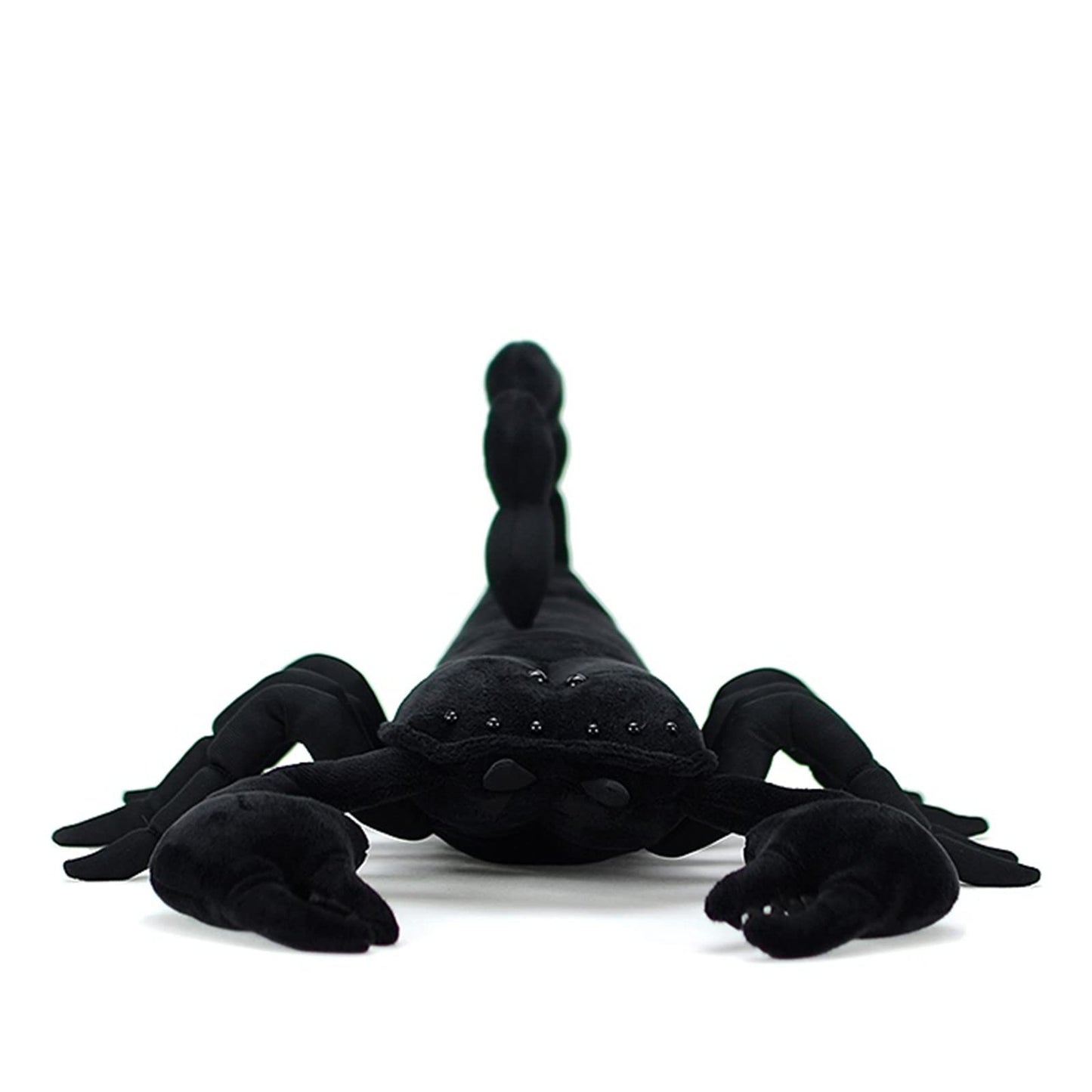 Tiny Heart Simulation Emperor Scorpion Plush Toy, 15.74inch Black Super Soft Realistic Scorpion Plush Stuffed Animal Toy Figure for Kids Halloween
