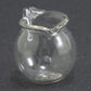 Dollhouse Miniature Clear Glass Pitcher with Handle