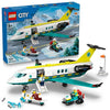 LEGO City Emergency Air Ambulance Airplane Building Toy for Kids - Pretend Play Rescue Airplane Model for Boys & Girls, Ages 6+ - Building Blocks