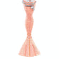 MERMAZE MERMAIDZ Color Change Shellnelle Mermaid Fashion Doll with Designer Outfit & Accessories, Stylish Hair & Sculpted Tail, Poseable, Multicolor