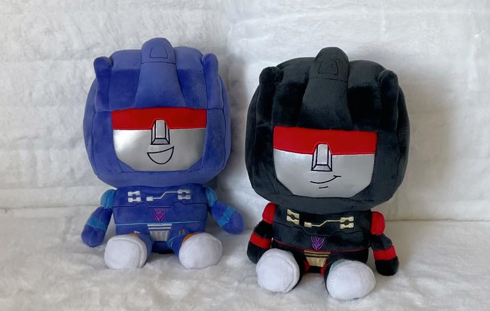 Symbiote Studios Transformers | Rumble and Frenzy Plush Toys | Officially Licensed Product, Blue, TFSYM118