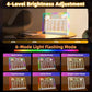 16" Rechargeable Led Drawing Board for Kids with 13 Light Effect, Glow Doodle Acrylic Dry Erase Board-Built-in Stand, Light Up Drawing Tablet