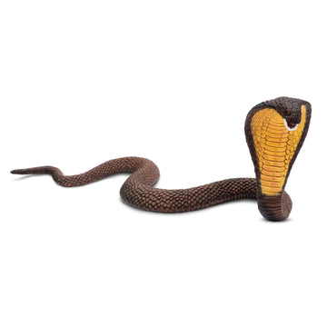 Safari Ltd. Cobra Figurine - Detailed 6" Snake Figure - Educational Toy for Boys, Girls, and Kids Ages 3+