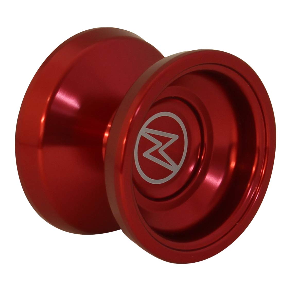 Yoyo King Proteus Professional Responsive Aluminum Yoyo - Metal Ball Bearing Yo-Yo for Kids & Adults - Long Spin Narrow C Bearing, Extra String - Red