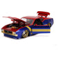 Jada Marvel 1:24 1973 Ford Mustang Mach 1 Die-cast Car with 2.75" Captain Marvel Figure, Toys for Kids and Adults