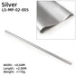 RC Airplane Covering Film 60 x 200 cm Silver Heat Shrinkable Decal (LS-MP-02-005)