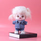 niannyyhouse Denim Jackets Jeans White T-Shirt 15cm Plush Doll Clothes 6in Doll Dress Up (Navy Blue)