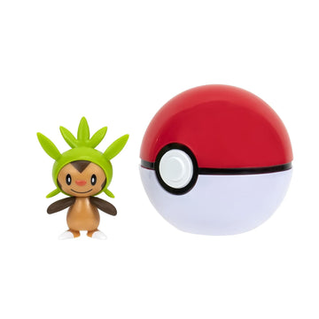 Pokémon PKW3134 Clip 'n'Go Poké Balls - Igamaro & Pokéball, Official Pokéball with 5 cm Figure