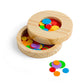 Bigjigs Toys, Tiddlywinks Game, Wooden Toys, Tiddly Winks, Board Games, Travel Games for Kids, Pocket Money Toys, Traditional Games, Board Games for